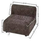 Poltrona imbottita con pouf, poltrona relax pigra, sedia da salotto con imbottitura morbida