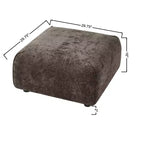 Poltrona imbottita con pouf, poltrona relax pigra, sedia da salotto con imbottitura morbida