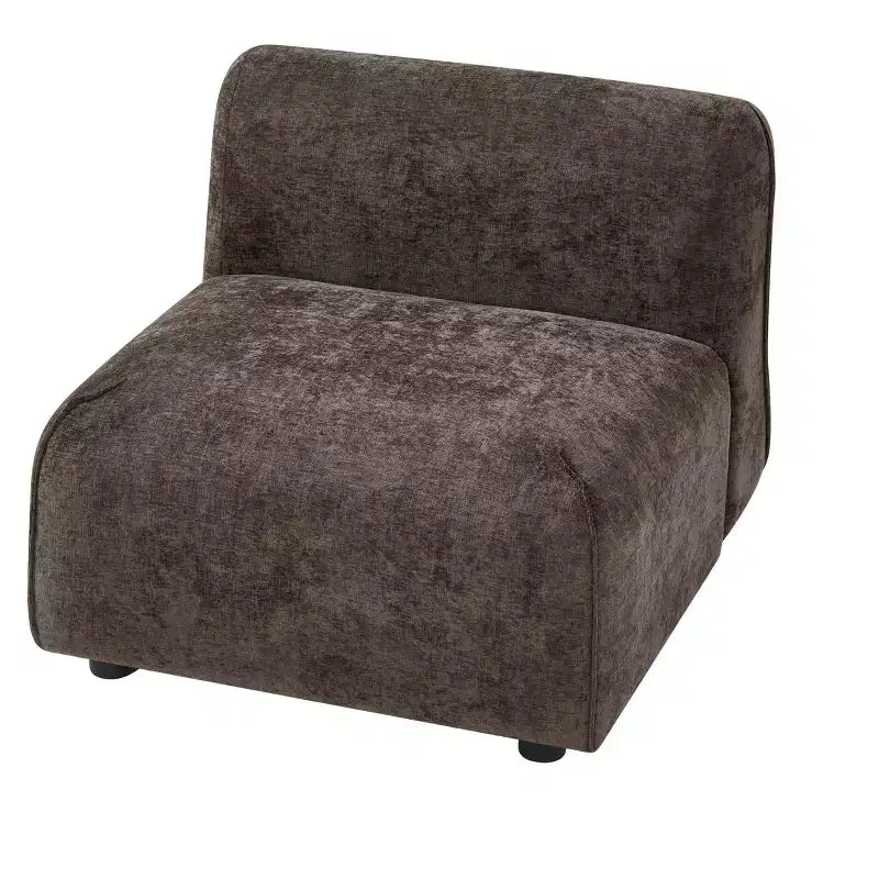 Poltrona imbottita con pouf, poltrona relax pigra, sedia da salotto con imbottitura morbida