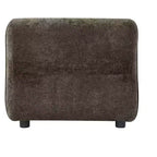 Poltrona imbottita con pouf, poltrona relax pigra, sedia da salotto con imbottitura morbida