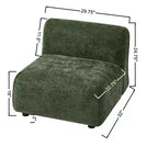 Poltrona imbottita con pouf, poltrona relax pigra, sedia da salotto con imbottitura morbida