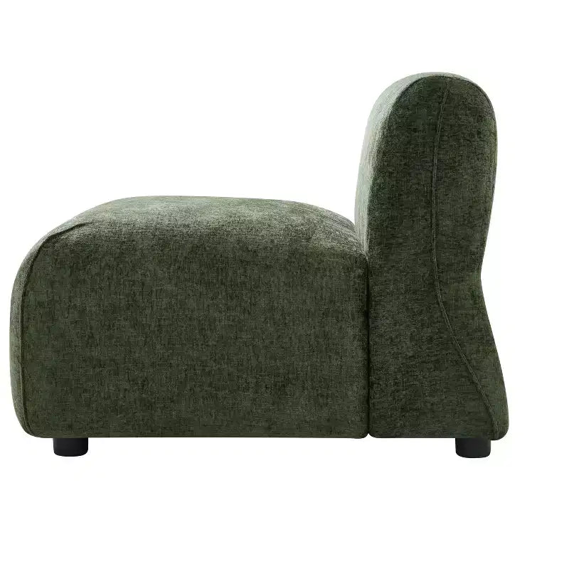 Poltrona imbottita con pouf, poltrona relax pigra, sedia da salotto con imbottitura morbida