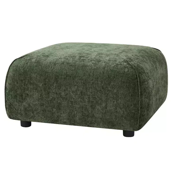 Poltrona imbottita con pouf, poltrona relax pigra, sedia da salotto con imbottitura morbida