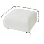 Poltrona imbottita con pouf, poltrona relax pigra, sedia da salotto con imbottitura morbida