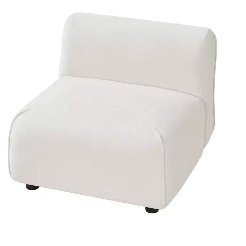Poltrona imbottita con pouf, poltrona relax pigra, sedia da salotto con imbottitura morbida