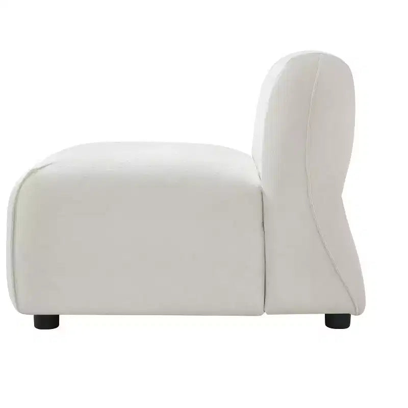 Poltrona imbottita con pouf, poltrona relax pigra, sedia da salotto con imbottitura morbida