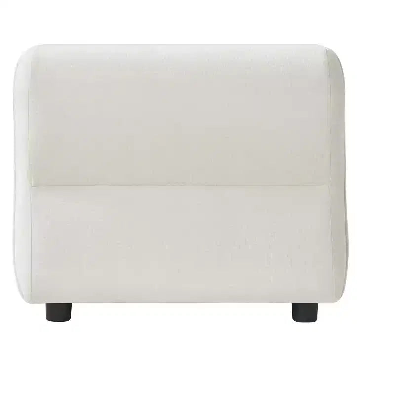 Poltrona imbottita con pouf, poltrona relax pigra, sedia da salotto con imbottitura morbida