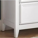 Cassettiera moderna a 7 cassetti, con maniglie in metallo, per camera da letto