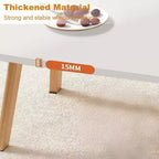 Tavolino pieghevole in legno, Tavolino pieghevole per laptop per piccoli spazi, Tavolino basso da studio per seduta a terra per soggiorno, camera da letto, ufficio, reparto