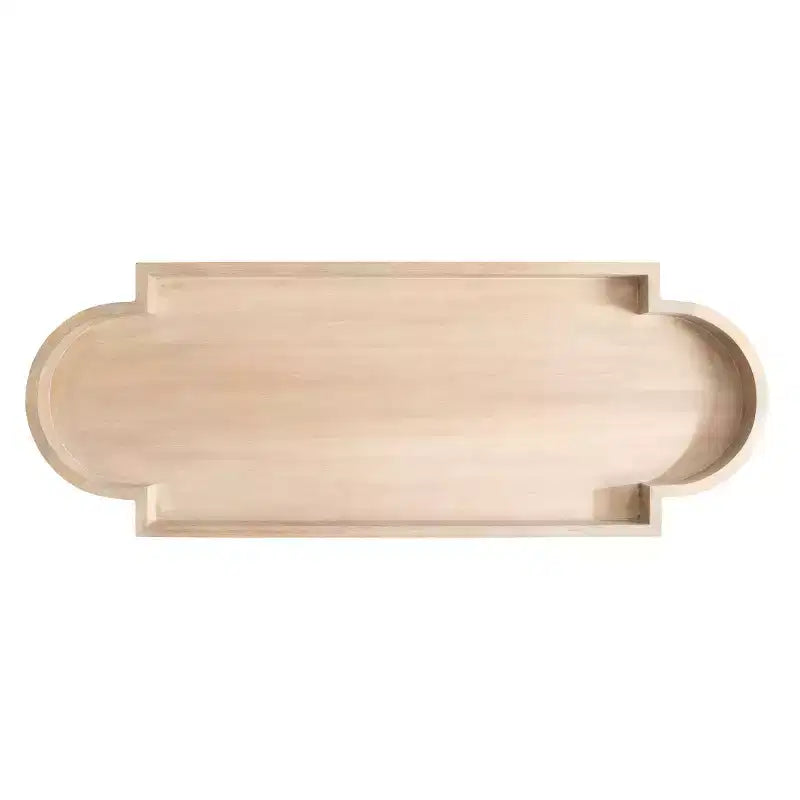 Consolle Jovie in legno, 38x14x30, Naturale