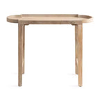Consolle Jovie in legno, 38x14x30, Naturale