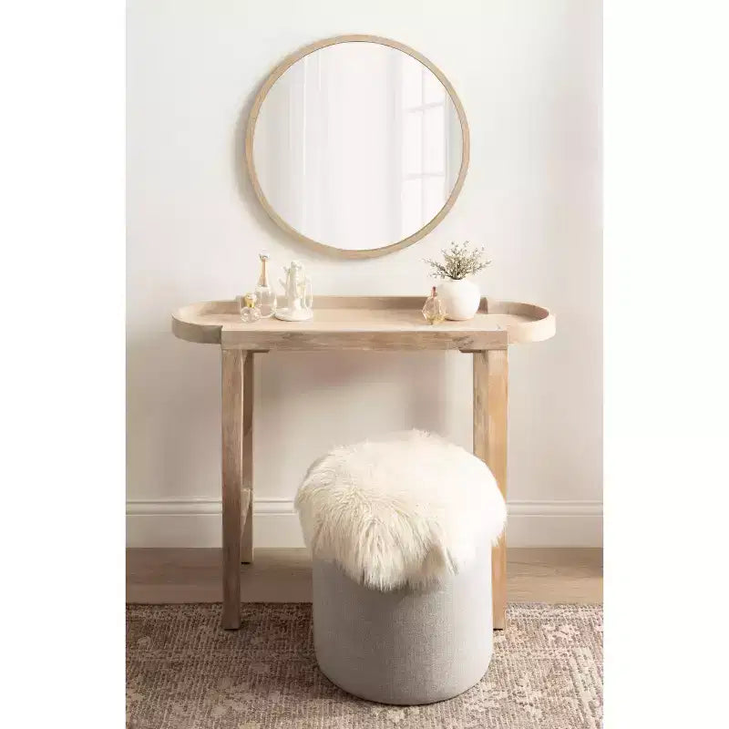 Consolle Jovie in legno, 38x14x30, Naturale