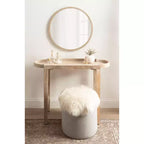 Consolle Jovie in legno, 38x14x30, Naturale