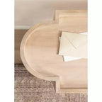 Consolle Jovie in legno, 38x14x30, Naturale