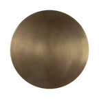 Tavolino da salotto Zavalia in metallo, 33x33x56 cm, Oro