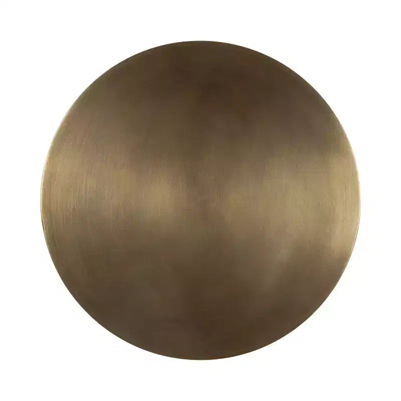 Tavolino da salotto Zavalia in metallo, 33x33x56 cm, Oro