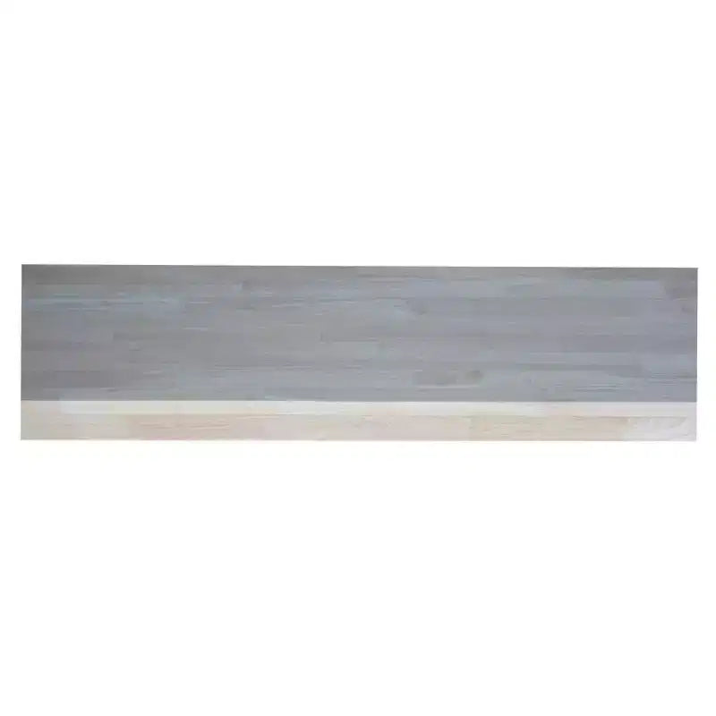 Panca in stile Shaker da 60" non rifinita: Legno massello di Parawood, Rettangolare, Capacità 400 libbre