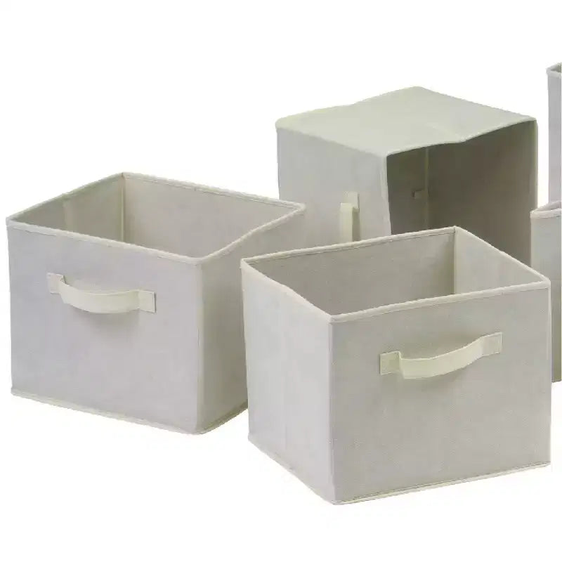 Panca da Ingresso Addison con Cesti Pieghevoli in Tessuto Espresso/Beige: Organizzatore da Ingresso, Seduta da Foyer