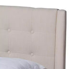 Letto a piattaforma Naya King Beige