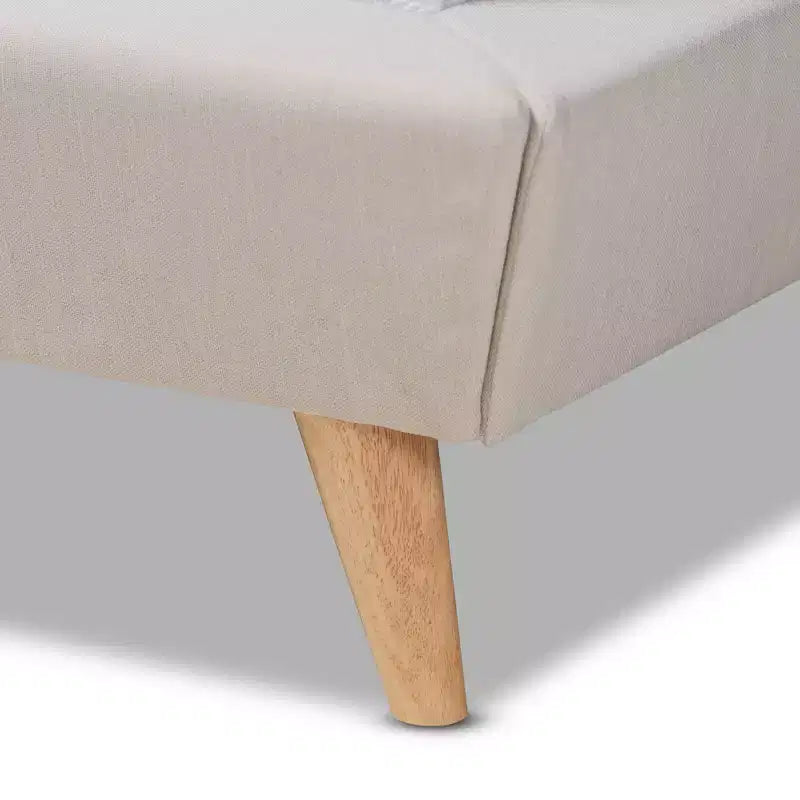 Letto a piattaforma Naya King Beige