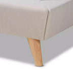Letto a piattaforma Naya King Beige