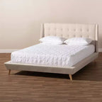 Letto a piattaforma Naya King Beige