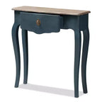 Tavolo console Mazarine blu finitura classica e abete provinciale