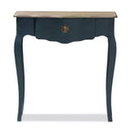 Tavolo console Mazarine blu finitura classica e abete provinciale