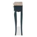 Tavolo console Mazarine blu finitura classica e abete provinciale