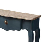 Tavolo console Mazarine blu finitura classica e abete provinciale