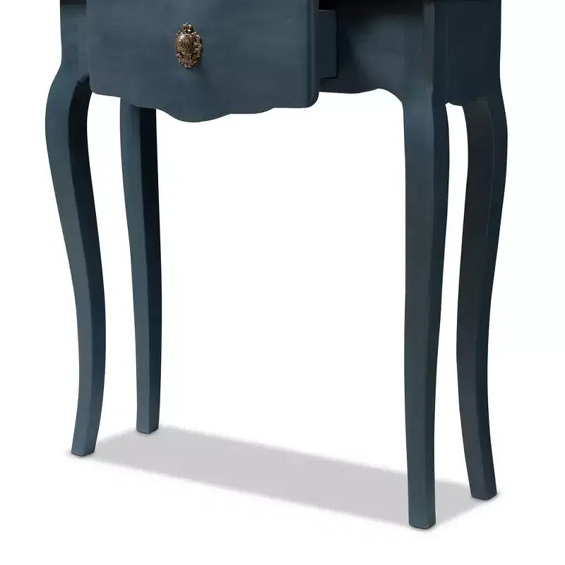 Tavolo console Mazarine blu finitura classica e abete provinciale