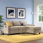 Divano angolare reclinabile Palisades con chaise longue contenitore a destra