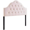 Sovereign Queen Diamond Tufted Performance Velvet Headboard - Modway